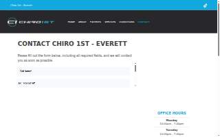 Chiro 1st - Everett website