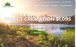 Choice Cremations of The Cascades website