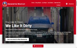 General Car Wash of Everett website