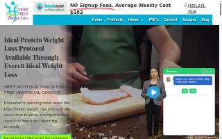 Ideal Weight Loss Everett website