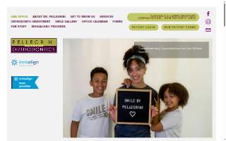 Pellegrini Orthodontics website