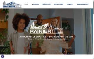 Rainier Title of Everett website