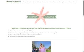 Starfish Tutoring website