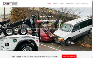 ABT TOWING & RECOVERY - Cars & Semi Truck Heavy Duty Wrecker website
