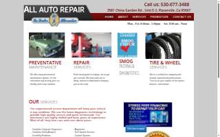 All Auto Repair website