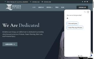 Iddins Law Group, PS website