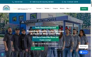 Northshore Automotive website