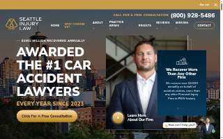 Seattle Injury Law - #1 Car Accident, Wrongful Death, and Brain Injury Lawyers in Federal Way website
