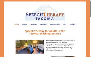 Speech Therapy Tacoma of Federal Way website