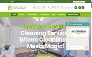 Spotless Seattle website