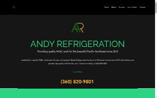 Andy Refrigeration website