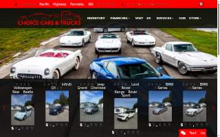 Choice Cars & Trucks website
