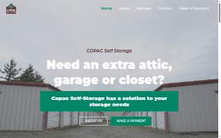 Copac Self Storage - Ferndale WA website