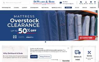 Dewaard & Bode: Outlet Store website