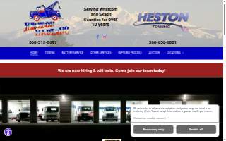 Heston Hauling LLC website