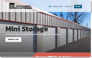 Smith Road Mini Storage website