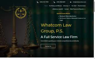 Whatcom Law Group, PS (Ferndale Branch) website