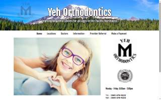 Yeh Orthodontics of Ferndale website