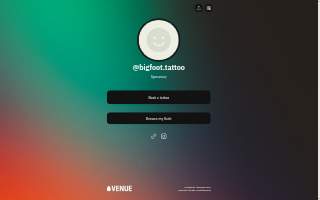 Bigfoot Tattoo & Piercing website