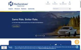 Harborstone Credit Union of Tacoma website