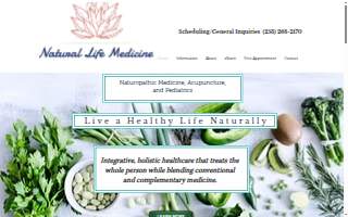 Natural Life Medicine website