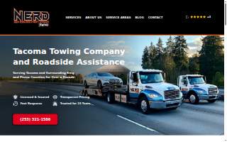 Nerd Towing - Tacoma website