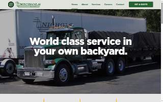 Nichols Trucking Co Inc of Frederickson website
