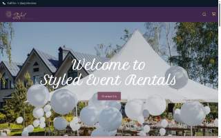 Styled Event Rentals of Frederickson website