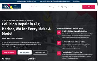 Fix Auto Gig Harbor website