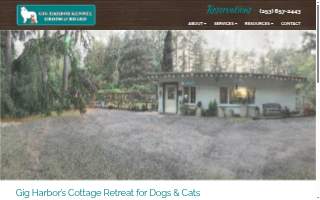Gig Harbor Kennel Groom & Board website