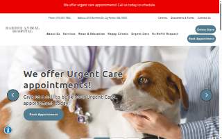 Harbor Animal Hospital website