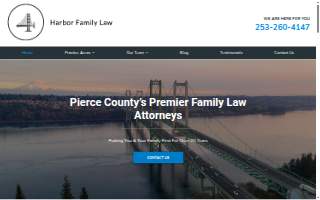 Harbor Family Law website