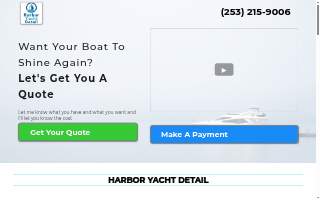 Harbor Yacht Detail website