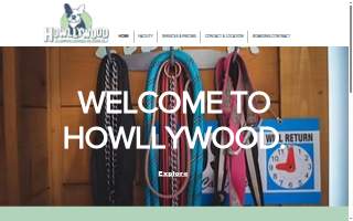 Howllywood Pet Grooming & Boarding website