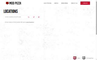 MOD Pizza of Gig Harbor website