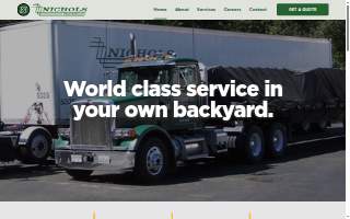 Nichols Trucking Co Inc of Gig Harbor website