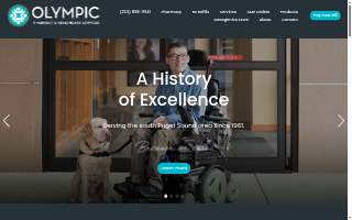 Olympic Pharmacy & Healthcare Services website