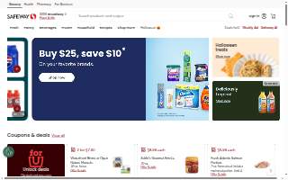 Safeway Pharmacy website