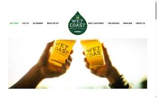 Wet Coast Brewing Co. website