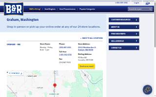 B&R Auto Wrecking website