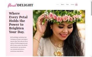 Floral Delight website
