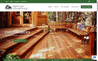 High Prairie Construction LLC website