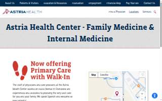 Astria Health Center - Grandview website