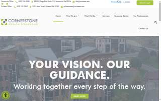 Cornerstone Wealth Strategies website