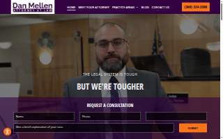 Dan Mellen, Attorney at Law website