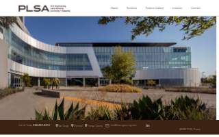 PLSA Engineering & Surveying website