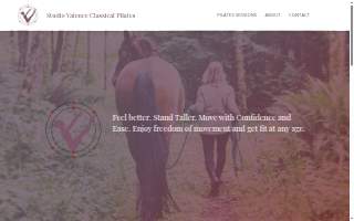 Studio Valence Classical Pilates website