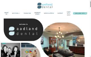 Aadland Dental Group website