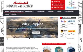 Accelerated Postal & Print website
