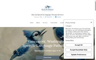 Blue Jay Speech & Language Therapy Services website